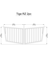 Tige RZ 2pc Swim Platform Pad Pad Boat EVA Teak Decking 1/4&quot; 6mm - $384.32 CAD