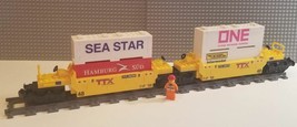 Custom Train TTX Intermodal Double-stack Container Car -PLEASE READ DESC... - £120.76 GBP