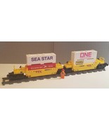 Custom Train TTX Intermodal Double-stack Container Car -PLEASE READ DESC... - £122.66 GBP