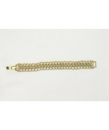 Goldette Gold Tone Bracelet 7&quot; - €9,32 EUR