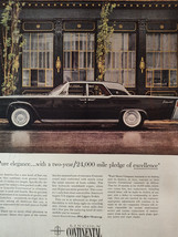 1961 Holiday Original Art Ad Advertisement LINCOLN Continental REVLON Moon Drops - £8.51 GBP