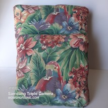 2 Piece Outdoor Deep Seat Pillows  Cushions Parrot Tropical Botanical Floral Set - £79.91 GBP