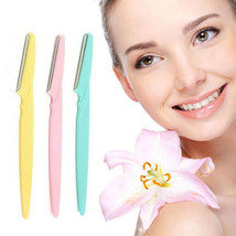 1Pcs Face Eyebrow Trimmer Blades Shaver  Face Razor Hair Remover Tool(yellow) - £3.69 GBP