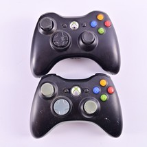 Microsoft Xbox 360 Wireless Controllers For Parts or Repair Untested Lot of 2 - £14.90 GBP