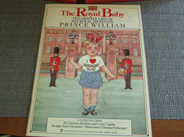 Vtg 1983 The Royal Baby Prince William Paper Doll CUT-OUTS Unused Pocket Books - £5.48 GBP