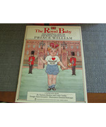 VTG 1983 THE ROYAL BABY PRINCE WILLIAM PAPER DOLL CUT-OUTS UNUSED POCKET... - $5.37 CAD