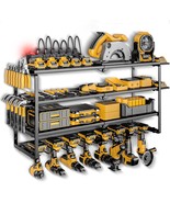 Power Tool Organizer, Quick Assembly &amp; Max 200Lb Load With 6 Outlet Powe... - $973.25 MXN