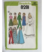 Sewing pattern SIMPLICITY 8281 VINTAGE Fashion Doll 11 -12 inch CLOTHES ... - $10.00