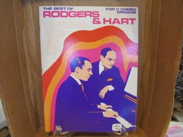 THE BEST OF RODGERS &amp; HART 1972 SHEET MUSIC BOOK PIANO CHAPPELL &amp; CO - $73.13 MXN