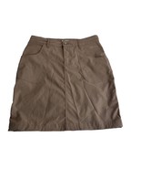 Frilufts Tan Khaki Outdoors Canvas Cargo Pencil Skirt Womens Size 34 - $24.74