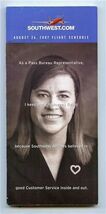 Southwest Airlines Flight Schedules / Time Table 2007 - $11.88
