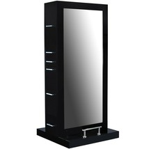 Maddox Salon Double Sided Styling Station  Black Salon Mirror Station Suite Size - £961.11 GBP