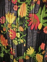 NWT LuLaRoe Small Black &amp; Gray Pleated Floral Shirley Long Sheer Duster Kimono - £32.68 GBP