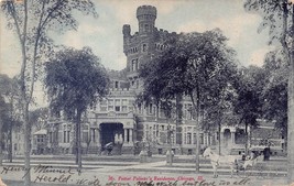 Chicago Il~Mr Potter Palmer&#39;s Stone RESIDENCE-HORSE CARRIAGE~1908 Postcard - £4.34 GBP