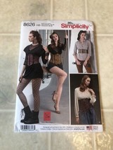 Simplicity 8626 Sewing Pattern Corset Costume/Belt Cosplay Sz 6-8-10-12-14 - £13.98 GBP