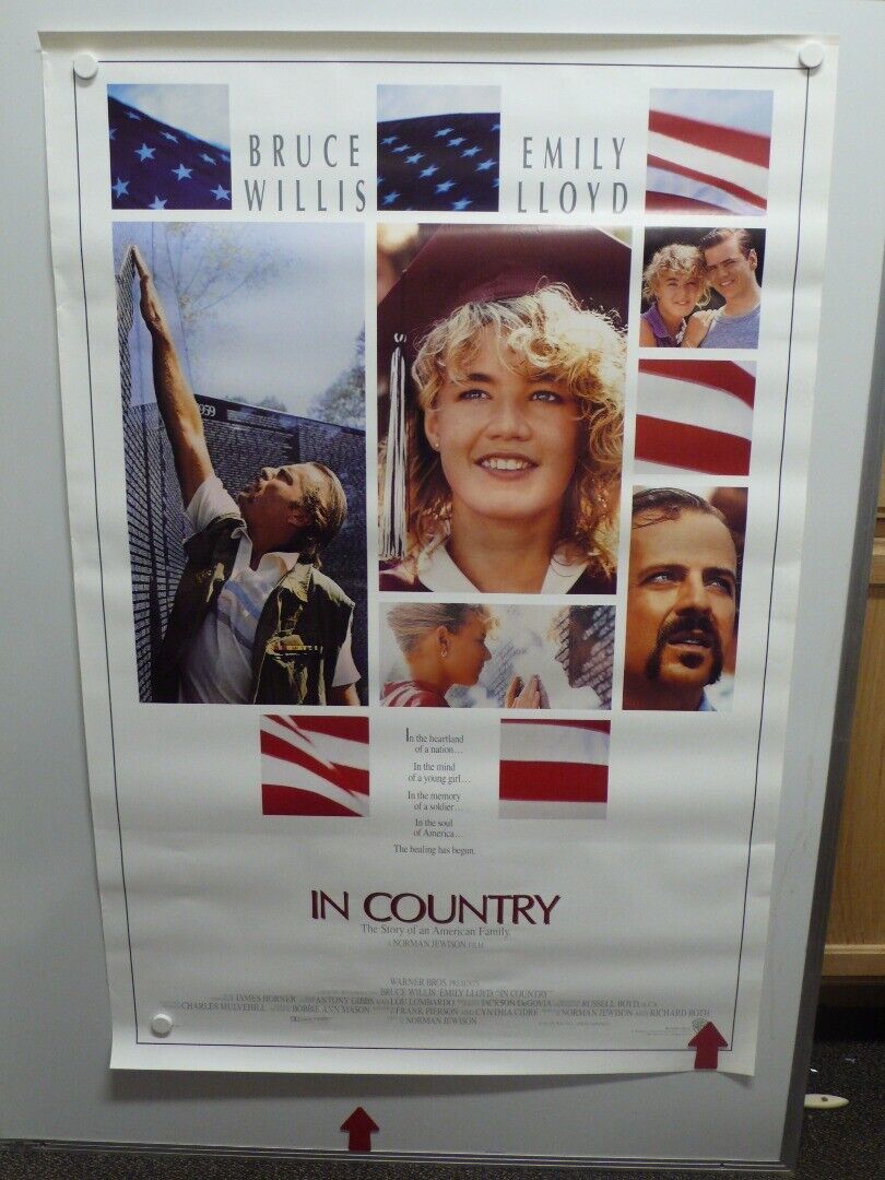 Primary image for COUNTRY Bruce Willis EMILY LLOYD Original One-Sheet Movie Poster 1989