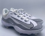 Nike Alpha Huarache Elite 4 Low White Grey Baseball FD2745-104 Mens Size... - $79.95