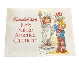 Vintage Campbell's Soup Food 1985 Salute America Campbell Kids Calendar ... - $8.59