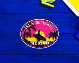 Isla Mujeres Mexico Cancun Caribbean Sea Laptop Bumper Quintana Roo Stic... - £4.09 GBP