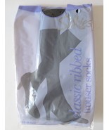SILKIES Classic Ribbed Vintage Trouser Socks, 921029 Regular, BLACK, 2 p... - £4.27 GBP