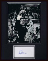 Coach Larry Brown Signed Framed 11x14 Photo Display Kansas - £51.43 GBP