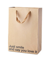 Just Smile and Say You Love It Gift Bag - Pack of 3 - $18.59