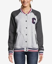 Champion Womens Heritage Fleece Bomber Jacket Size:X-Small,Oxford Grey Heather - £68.06 GBP