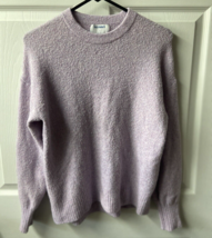 Old Navy Knit Sweater Womens Size S Lavender Soft Comfy Round Neck Pullover - $9.24