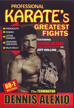 Dennis &quot;The Terminator&quot; Alexio vs Jeff Hollins Pro Karate Greatest Fights DVD - £21.89 GBP