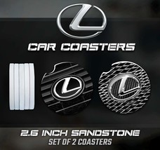 Lexus Car Coasters, Lexus Accessories, Lexus Car Coaster - $10.00