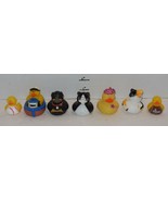 Lot of 6 Bath time rubber duckies #2 - £7.55 GBP