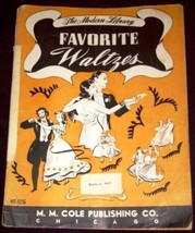 Modern Library Favorite Waltzes Cole (~ 1940) - £5.34 GBP