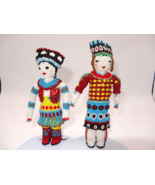 ZUNI Native American Pueblo Indian Beaded Women Beaded Man Coweyuka   #2... - $8,874.07 MXN