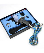 Airbrush Kit Air Brush Gun Hobby Airbrush Gun Hose for Art, Tattoo, Make... - $23.36
