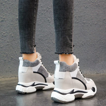 Winter Woman Fashion Sneakers Platform Chunky Casual Shoes New Designers Basket  - £56.50 GBP