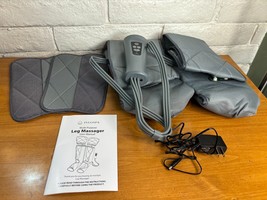 INVOSPA HY-1117 Leg Massager Air Compression Unisex Grey 12V Tested + Bag Manual - $43.95