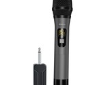 Wireless Microphone Only For Mic Input, Uhf Metal Dynamic Handheld Multi... - $62.99
