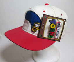 New Vtg 90s American Needle The Simpsons Marge Blockhead Snapback Hat Cartoon - £259.75 GBP