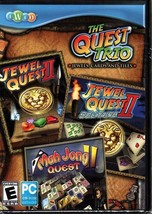 The Quest Trio: Jewels, Cards and Tiles (PC-CD, 2010) Windows - NEW in DVD BOX - £4.00 GBP