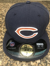 New Era Cap 59Fifty 5950 Chibea Chicago Bears  NFL On Field, Hat Size 7 (NWTs) - £16.44 GBP