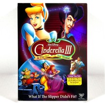 Walt Disney&#39;s - Cinderella III: A Twist In Time (DVD, 2007, Widescreen) w/ Slip! - $5.88