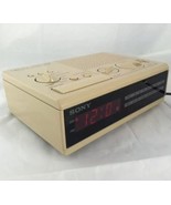 Sony Dream Machine Fm/am Digital Alarm Clock Radio Tan Vintage Retro Icf... - £76.66 GBP
