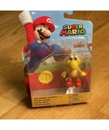 Jakks Nintendo Super Mario Red Koopa Troopa 4&quot; Figure w/Coin (Brand New) - $12.32 CAD