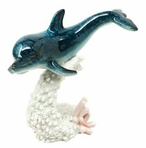 Ebros Marine Ocean Bottlenose Dolphin Swimming Under Sea Figurine Collec... - £14.83 GBP