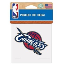 MLB Cleveland Cavaliers Logo on 4&quot;x4&quot; Perfect Cut Decal Single WinCraft - £8.78 GBP