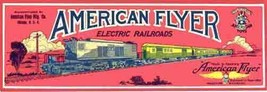 American Flyer Mfg. Co. Set Box Adhesive Label Electric Railroads Trains Parts - £7.46 GBP