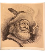 Newton Heisley Signed Original Pencil Drawing "Mountain Man"  POW/MIA Flag Artis - $9,500.00