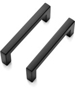 Set of 2 Solid 3 Inch Center to Center Slim Square Bar Drawer Cabinet Ha... - $3.95