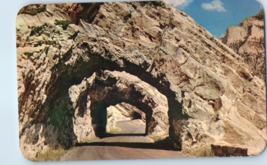 Triple Tunnels Along Shoshone Lake Yellowstone National Park Wyoming Postcard - £17.38 GBP