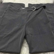 Have charcoal gray wide leg belted work pants Size Small - $26.09